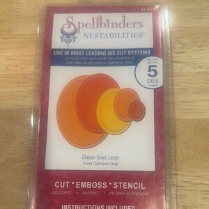 Vibrant Orange and Yellow Nested Circle Stencil Set